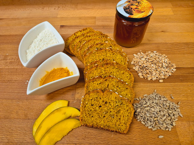 Dinkel-Kurkuma-Mangobrot Ladefehler