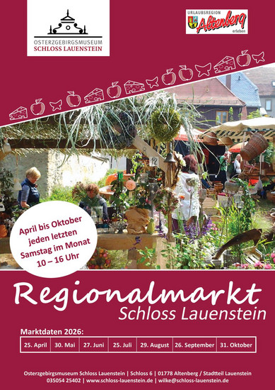 Stand auf dem Regionalmarkt