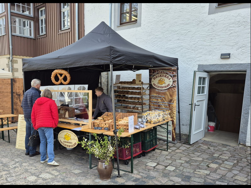 Stand auf dem Regionalmarkt
